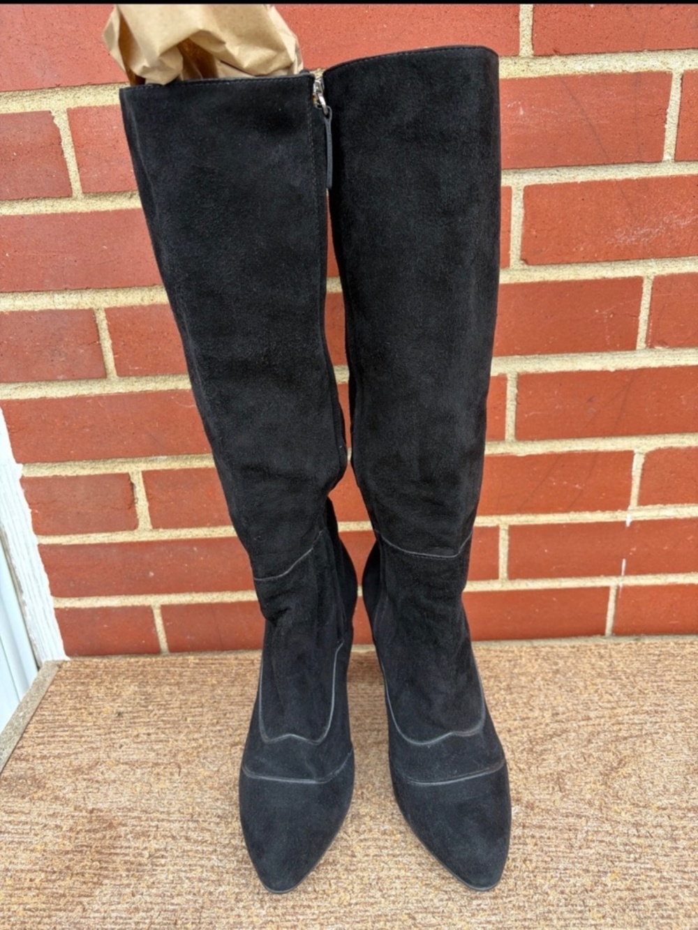 Tod’s black suede boots size 36.5